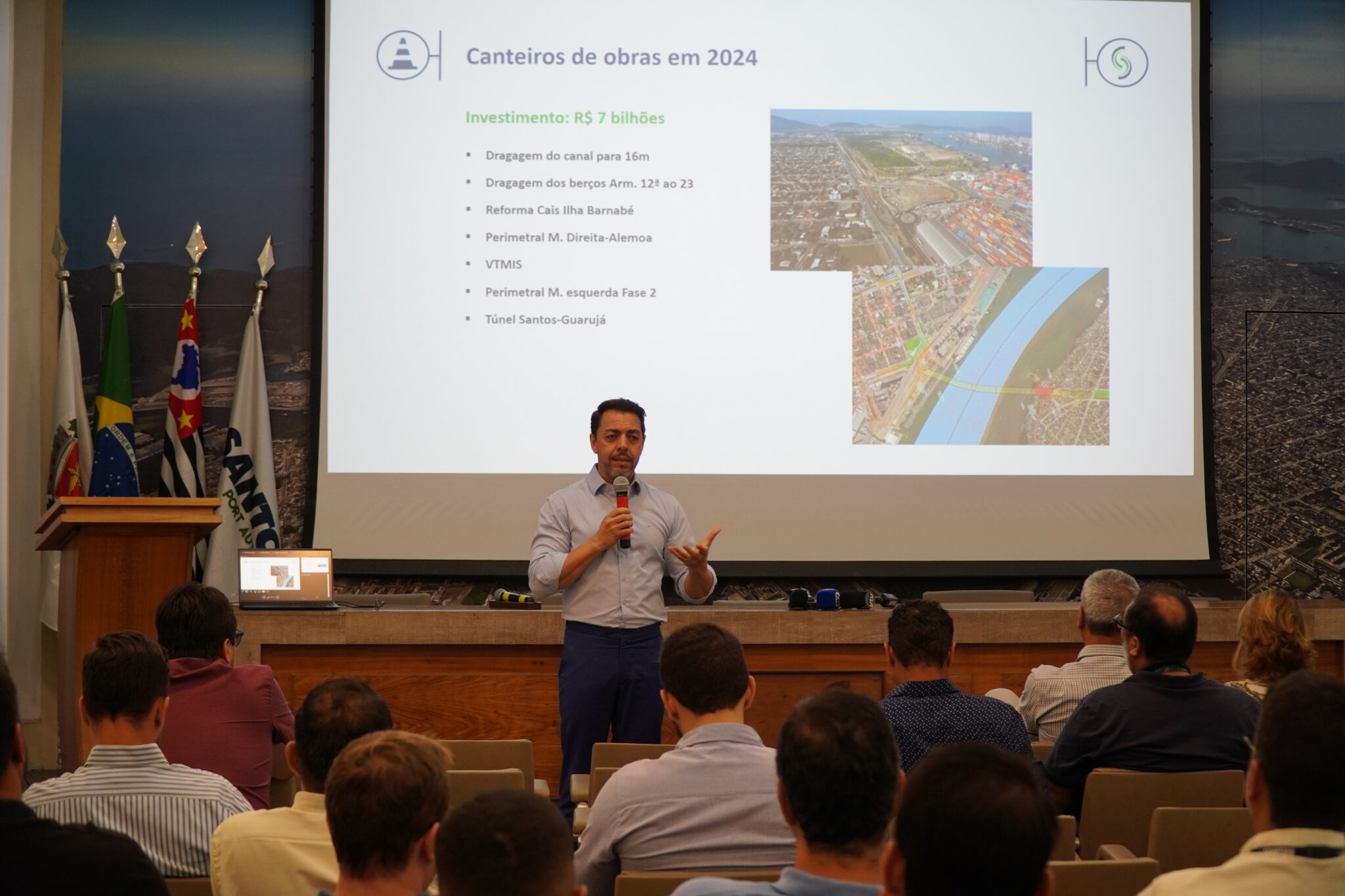 Porto de Santos programa investimento de R$ 7 bilhões em obras